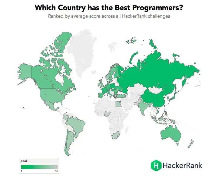 Best programmers map